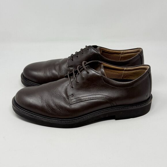 Ecco Metropole London Derby Casual Shoes Mens 10 EU 44 Brown Leather Plain Toe main image 11